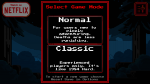 Stranger Things: The Game for Android menu